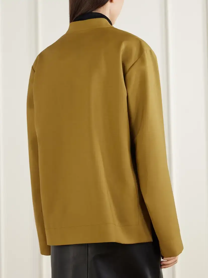 RÓHE Virgin Wool And Mohair-blend Jacket - Yellow | Thumbnail 3 RÓHE Virgin Wool And Mohair-blend Jacket - Yellow | Thumbnail 3