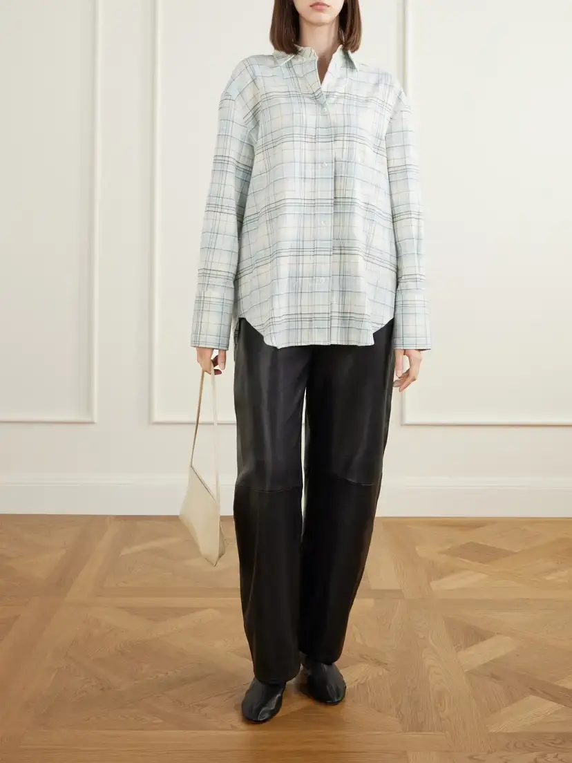 RÓHE Checked Cotton-flannel Shirt | Thumbnail 2
