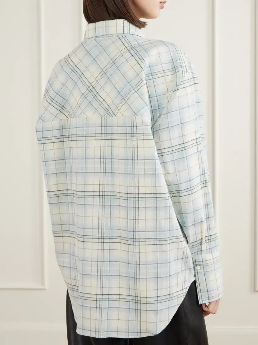 RÓHE Checked Cotton-flannel Shirt | Thumbnail 3