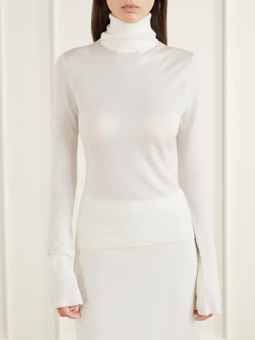 The Park Marshall Cashmere And Silk-blend Turtleneck Sweater | Thumbnail 3 The Park Marshall Cashmere And Silk-blend Turtleneck Sweater | Thumbnail 3