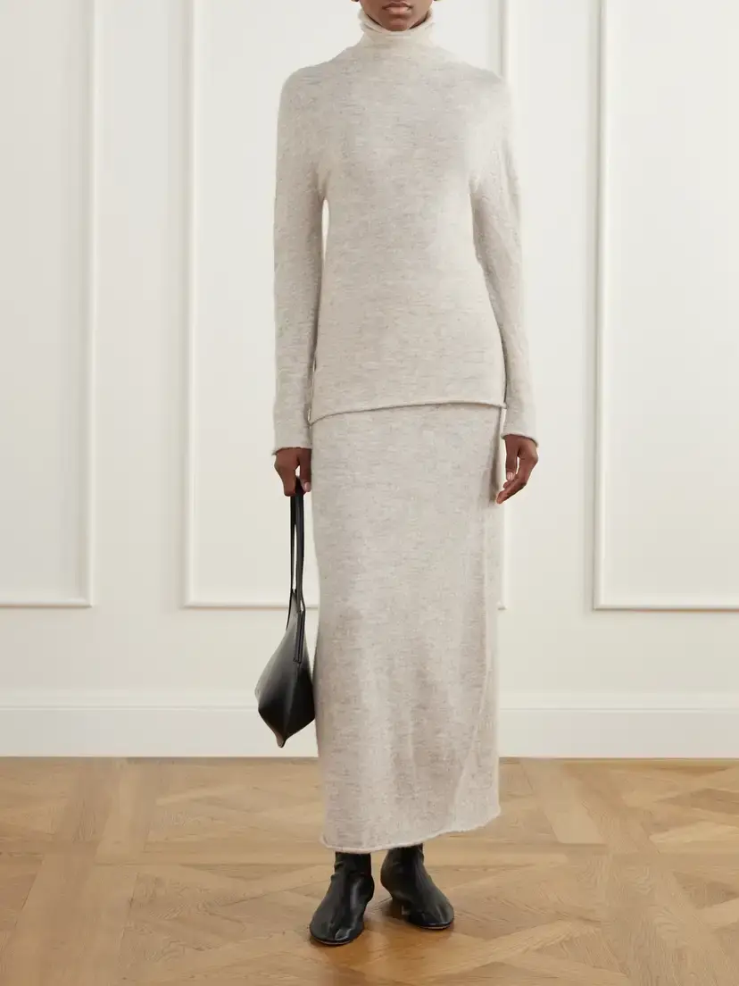 Lauren Manoogian Bottle Funnel Alpaca Wool-blend Turtleneck Sweater | Thumbnail 2 Lauren Manoogian Bottle Funnel Alpaca Wool-blend Turtleneck Sweater | Thumbnail 2