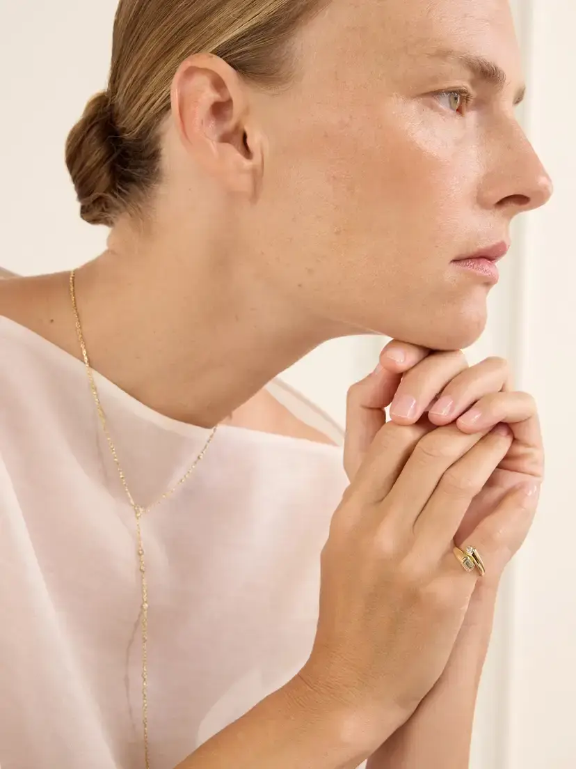 SHAY Infinity 18-karat Gold And Diamond Necklace | Thumbnail 2 SHAY Infinity 18-karat Gold And Diamond Necklace | Thumbnail 2