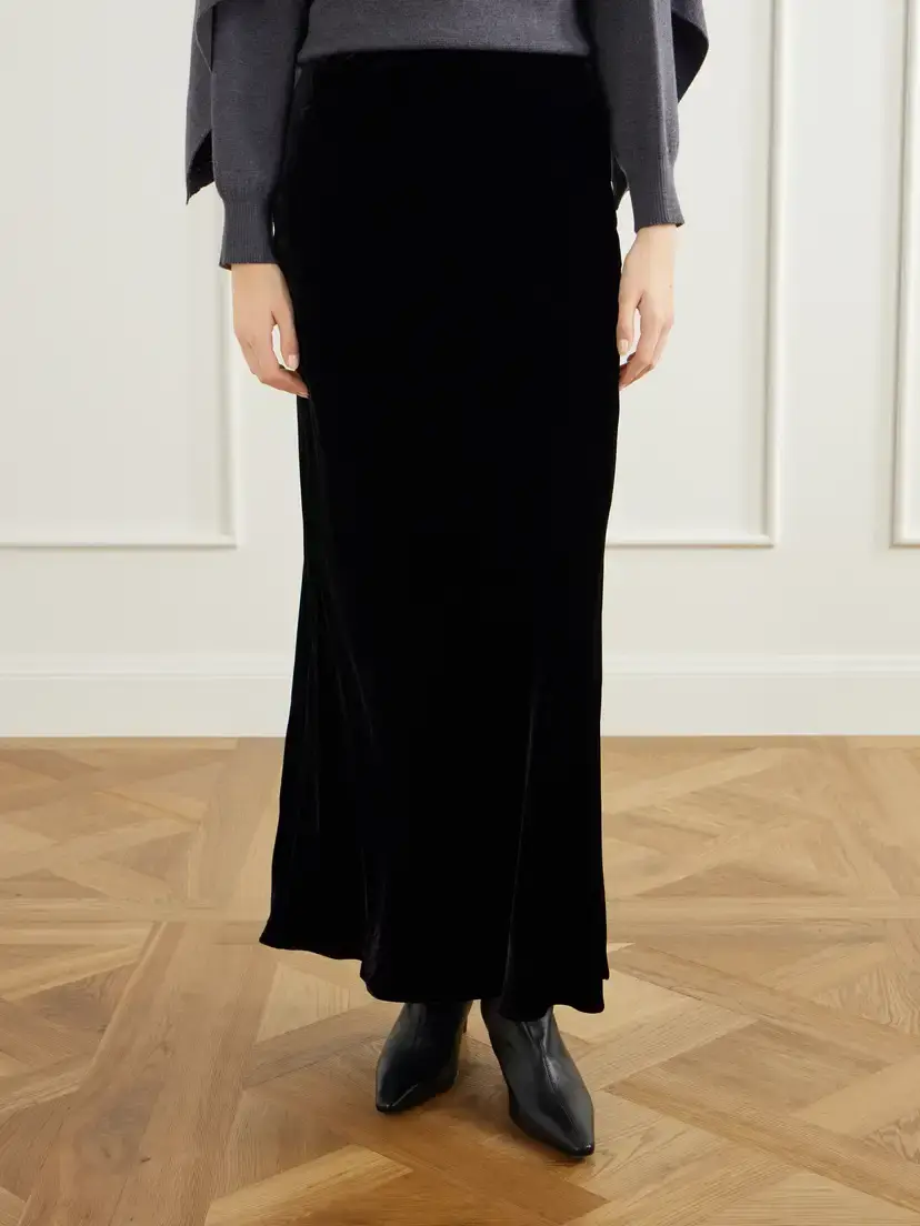 RÓHE Velvet Maxi Skirt | Thumbnail 3 RÓHE Velvet Maxi Skirt | Thumbnail 3