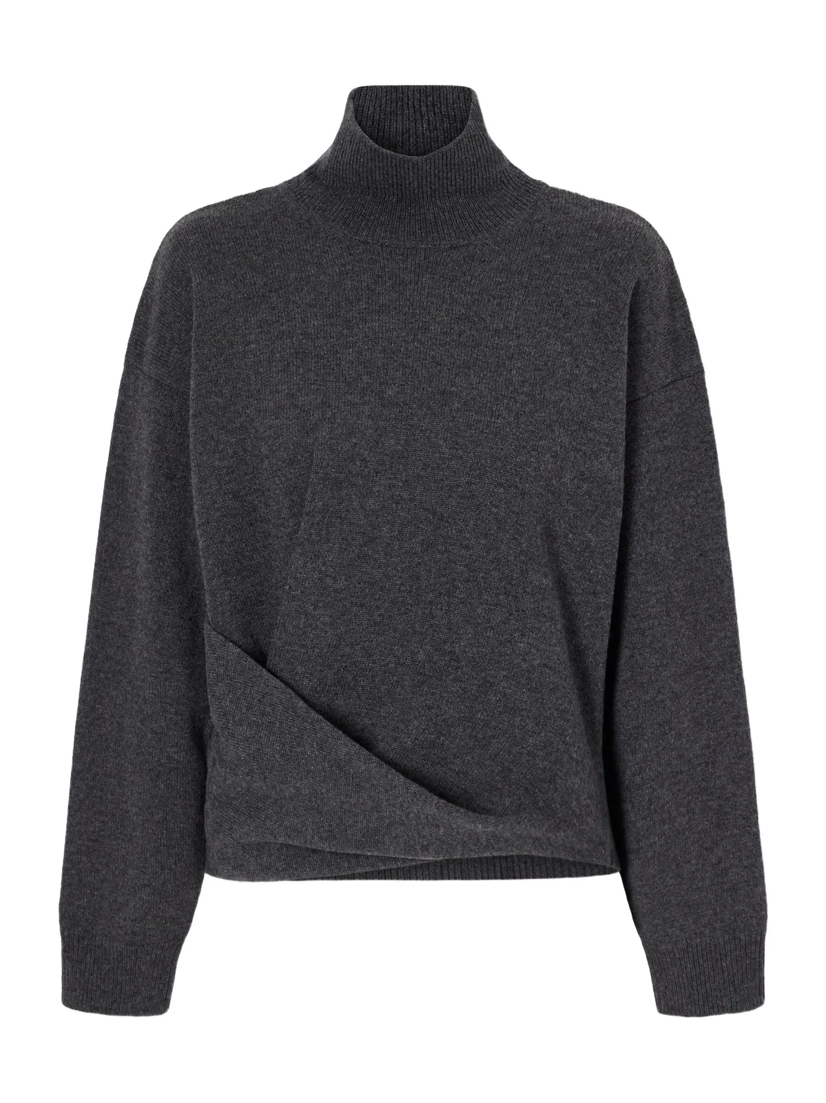 Asymmetric Wool And Cashmere-blend Turtleneck Sweater Asymmetric Wool And Cashmere-blend Turtleneck Sweater