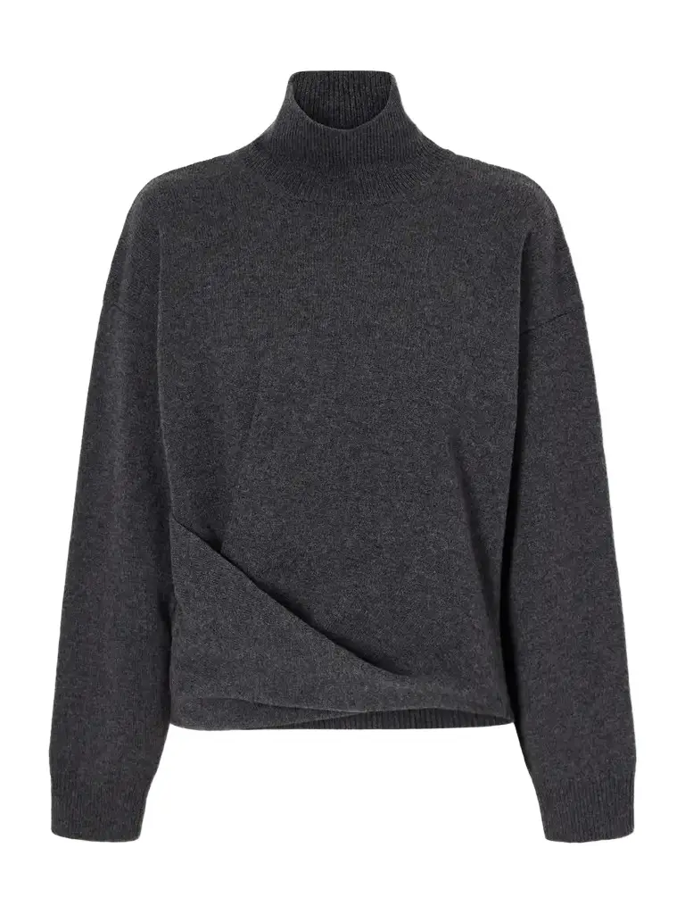 Asymmetric Wool And Cashmere-blend Turtleneck Sweater Asymmetric Wool And Cashmere-blend Turtleneck Sweater