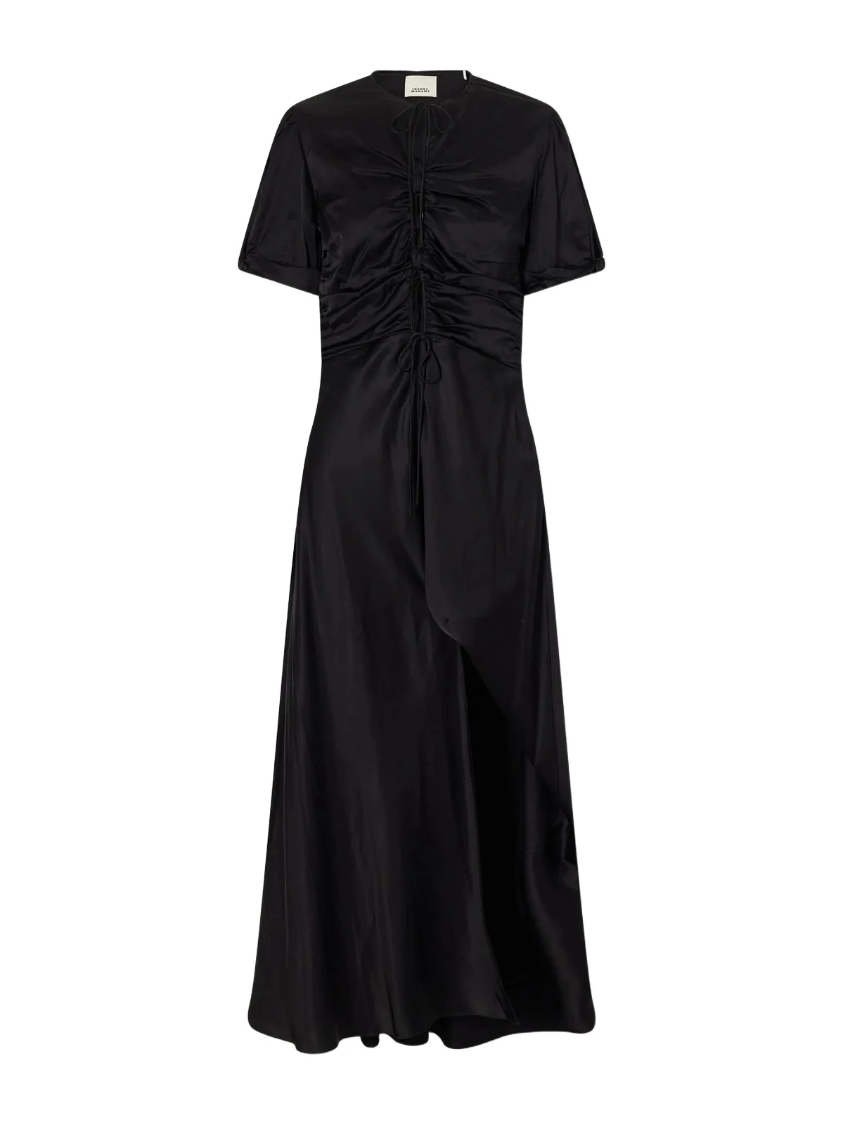Louane Gathered Silk Midi Dress Louane Gathered Silk Midi Dress