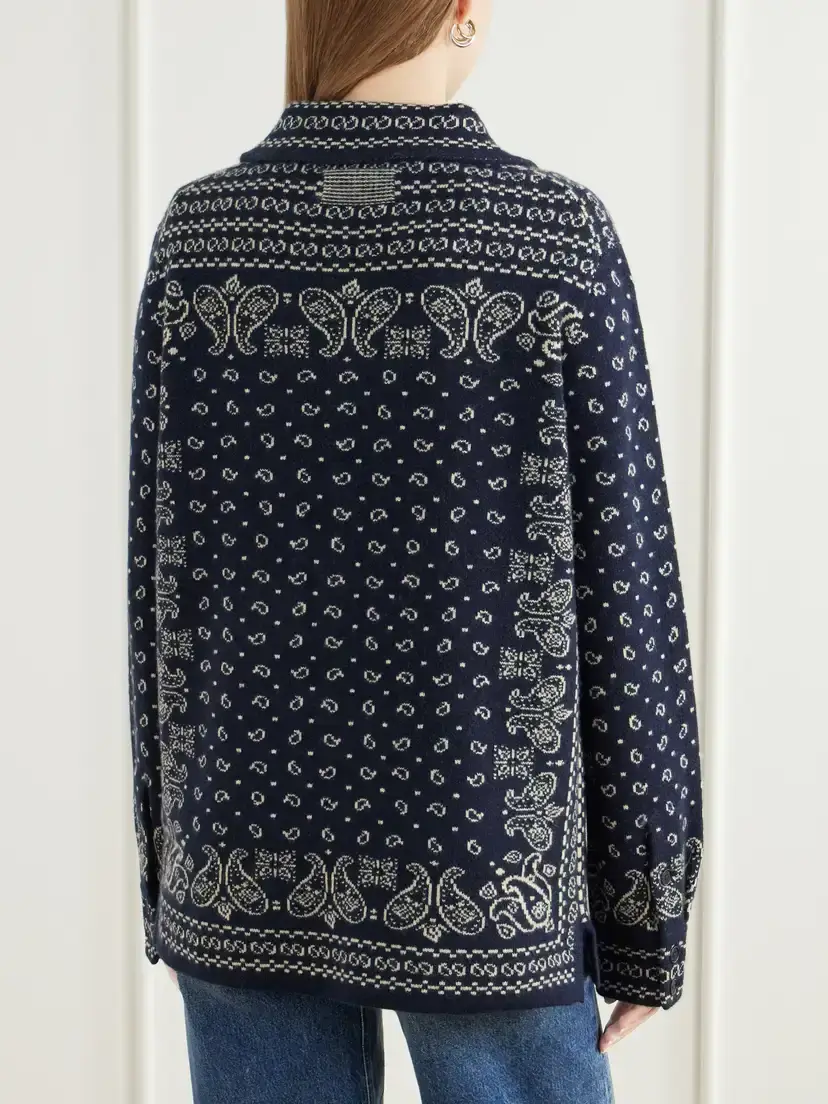 Guest In Residence Intarsia Cashmere Cardigan | Thumbnail 4