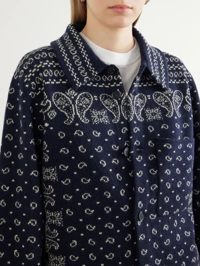 Guest In Residence Intarsia Cashmere Cardigan | Thumbnail 5