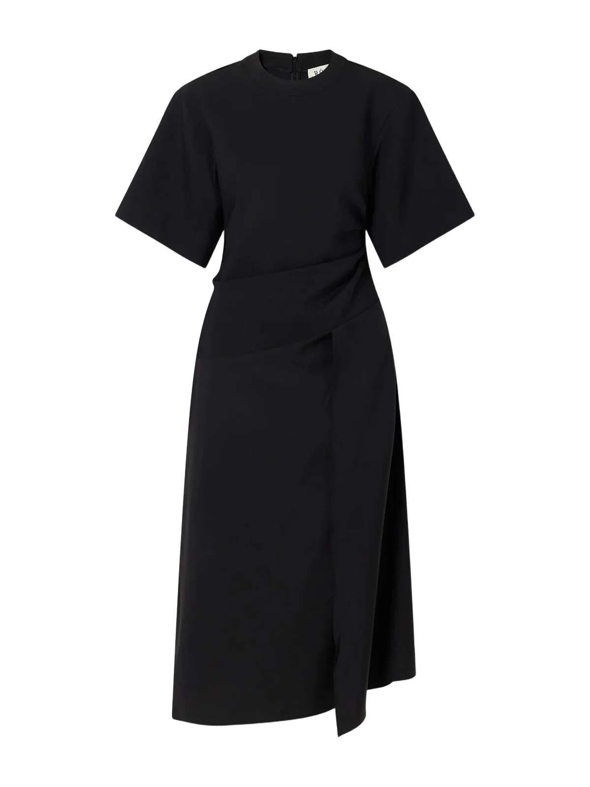 Gathered Crepe Midi Dress Gathered Crepe Midi Dress