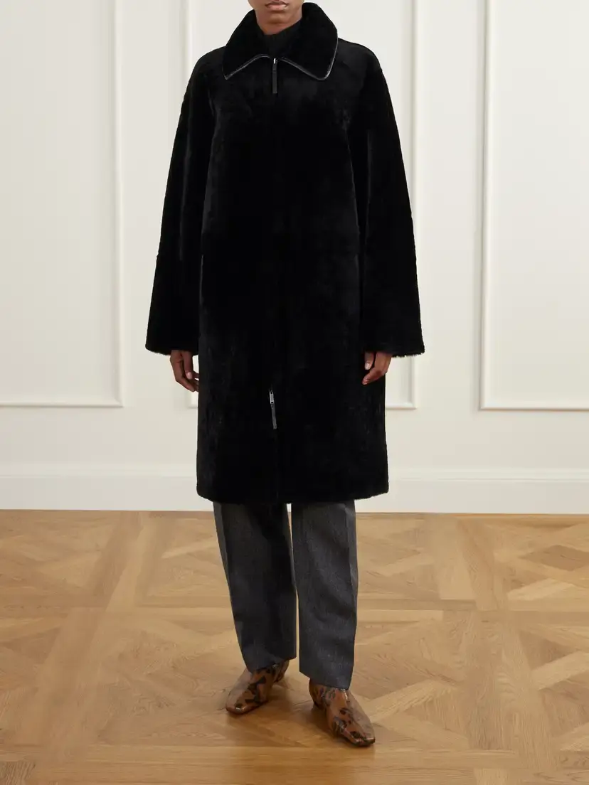 Joseph Caspian Shearling Coat | Thumbnail 3 Joseph Caspian Shearling Coat | Thumbnail 3