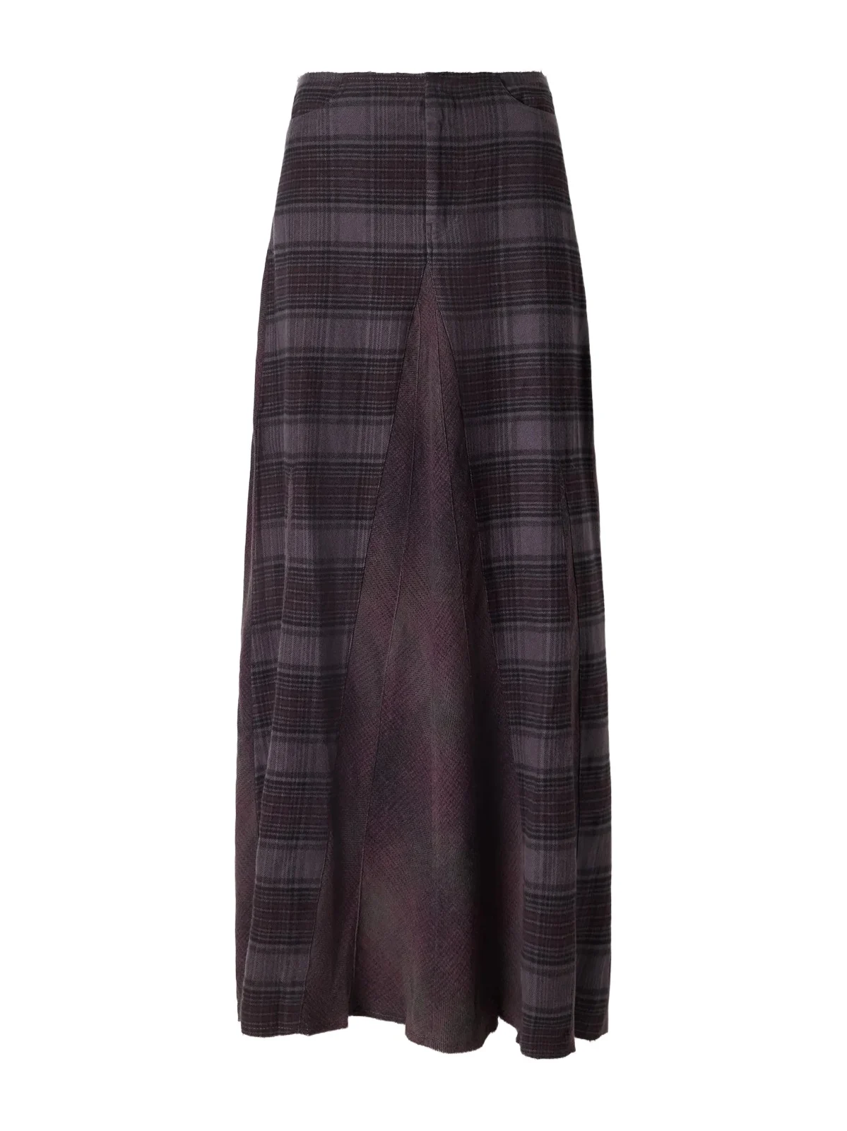 Our Legacy Rebel Checked Cotton-flannel Maxi Skirt