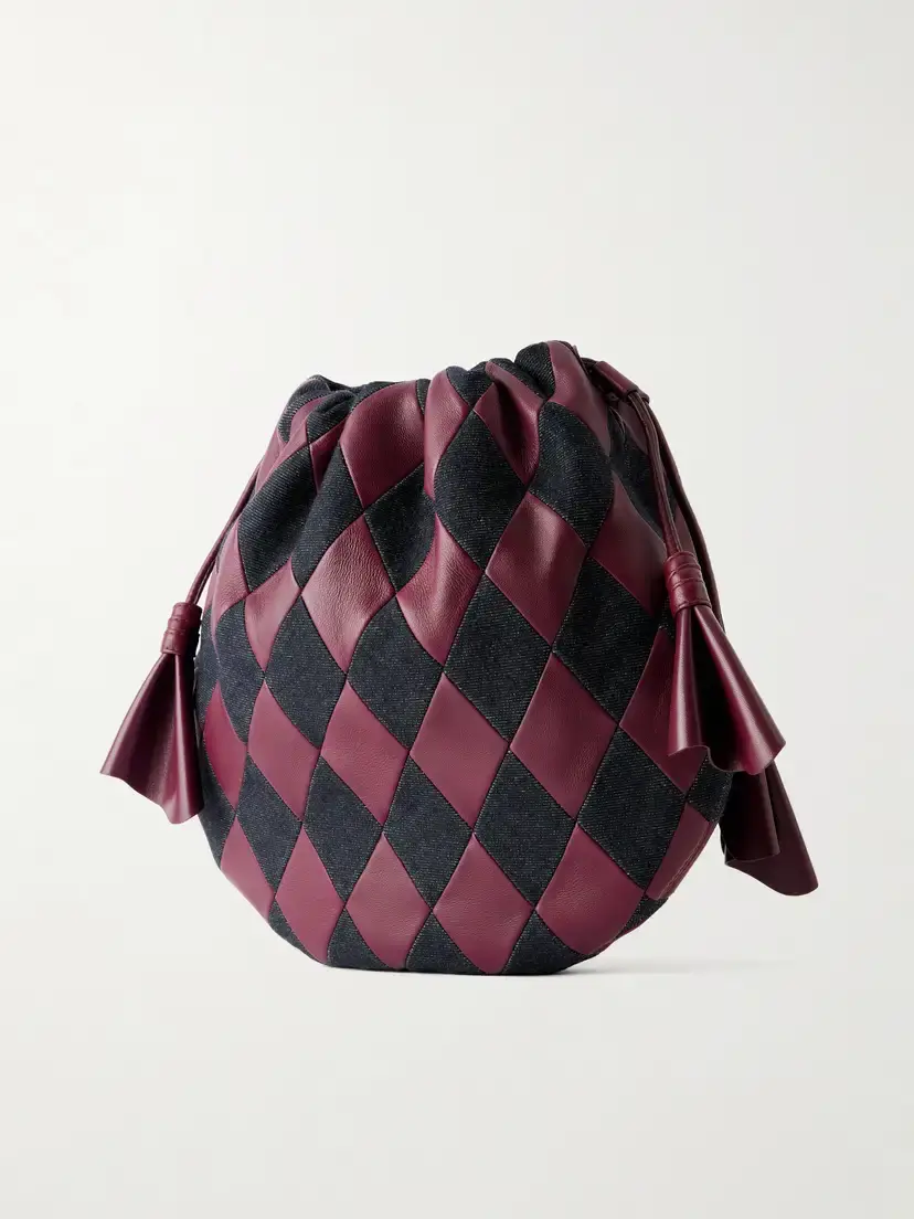 Zimmermann Cloud 91 Leather And Denim Shoulder Bag | Thumbnail 4