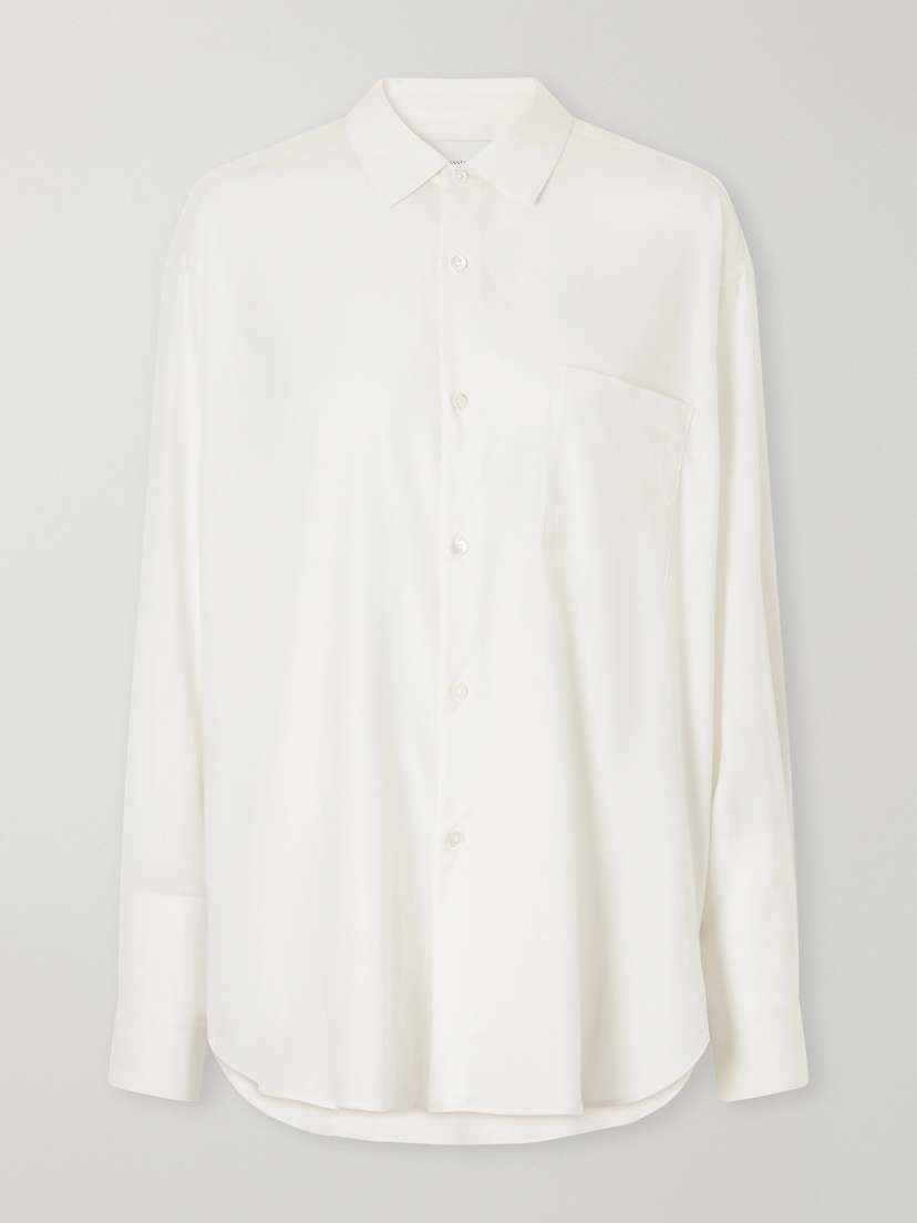 Cotton And Silk-blend Shirt