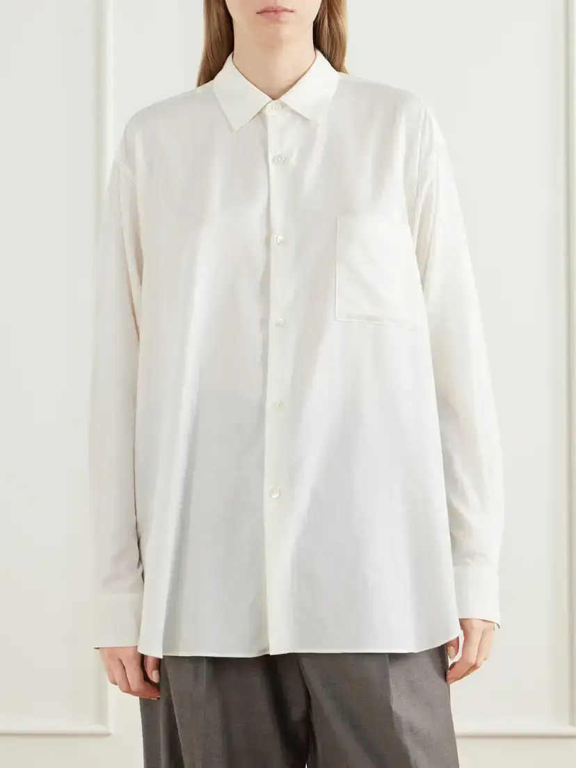 ssstein Cotton And Silk-blend Shirt | Thumbnail 3