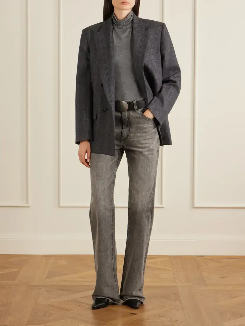 Nili Lotan Leston Checked Wool-blend Blazer | Thumbnail 2