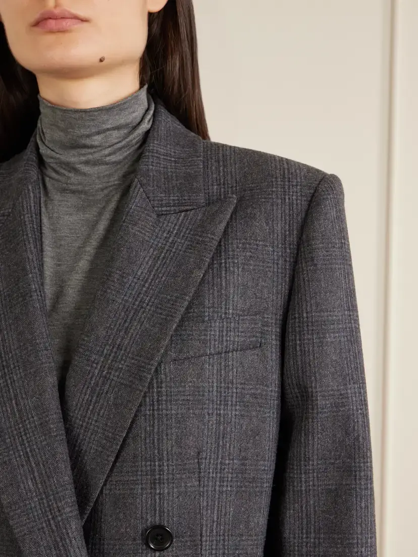 Nili Lotan Leston Checked Wool-blend Blazer | Thumbnail 5