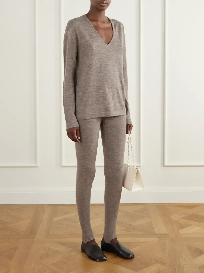 Lauren Manoogian Merino Wool-blend Stirrup Leggings | Thumbnail 2 Lauren Manoogian Merino Wool-blend Stirrup Leggings | Thumbnail 2