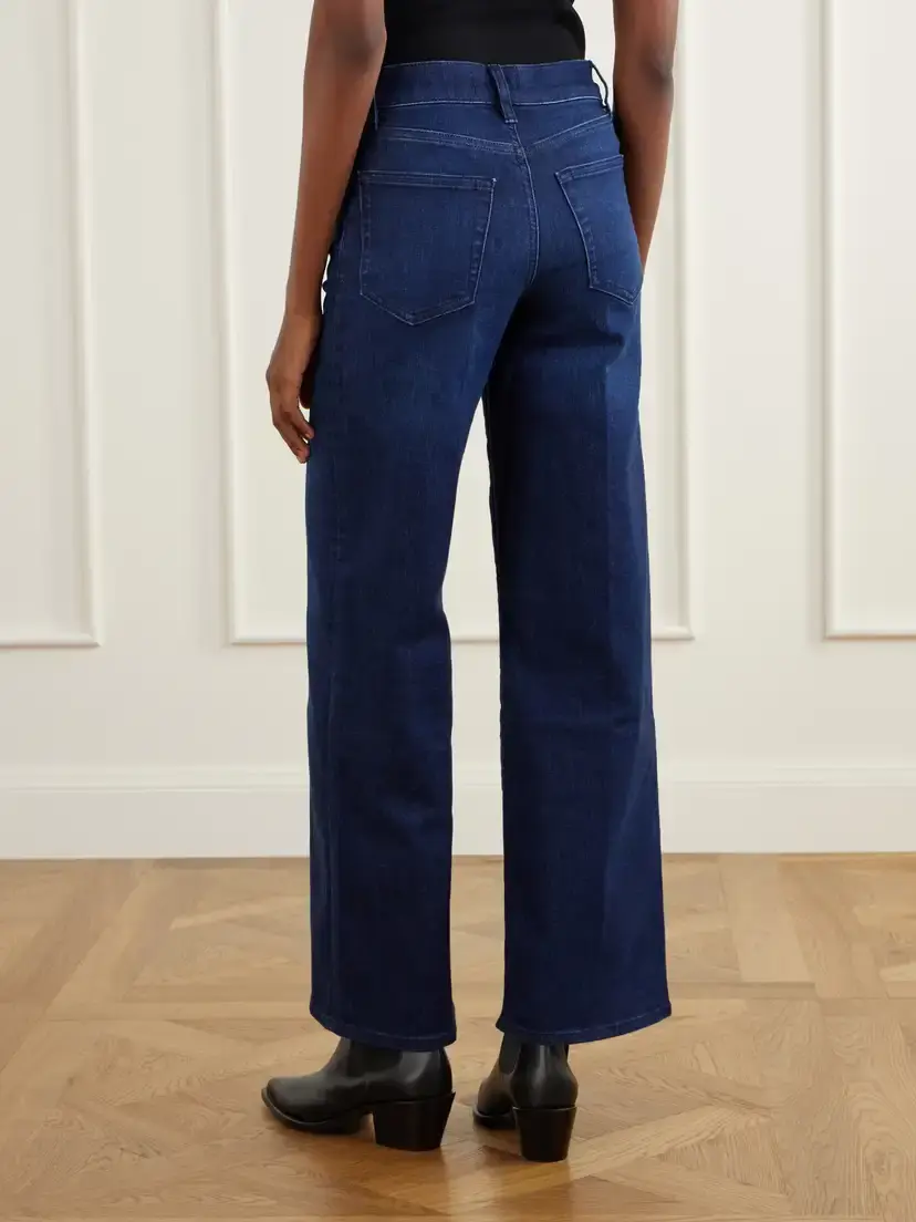 Frame Le Slim Palazzo High-rise Wide-leg Jeans | Thumbnail 4
