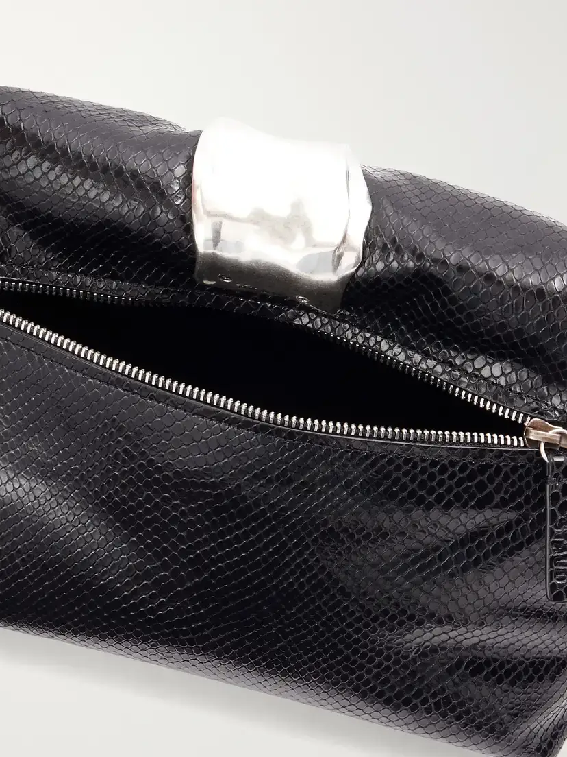 Staud Snake-effect Leather Clutch | Thumbnail 6