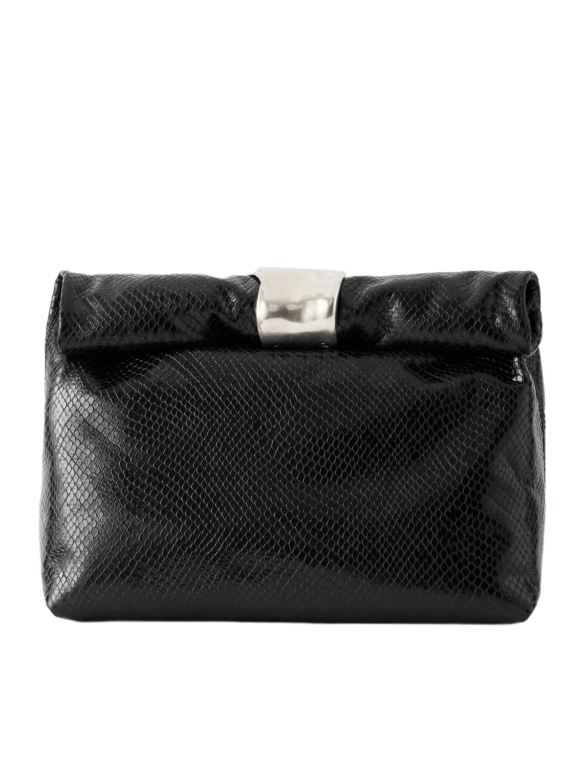 Snake-effect Leather Clutch Snake-effect Leather Clutch