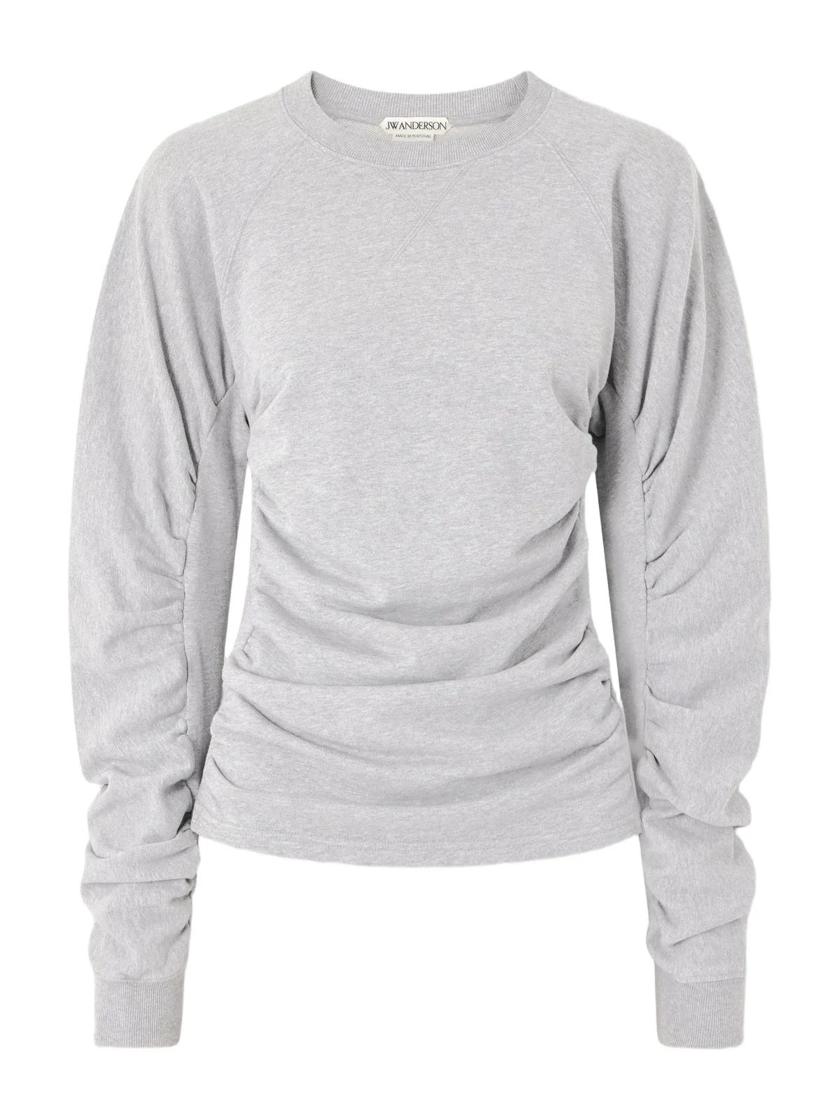 Ruched Sleeve Cotton-jersey Sweatshirt Ruched Sleeve Cotton-jersey Sweatshirt