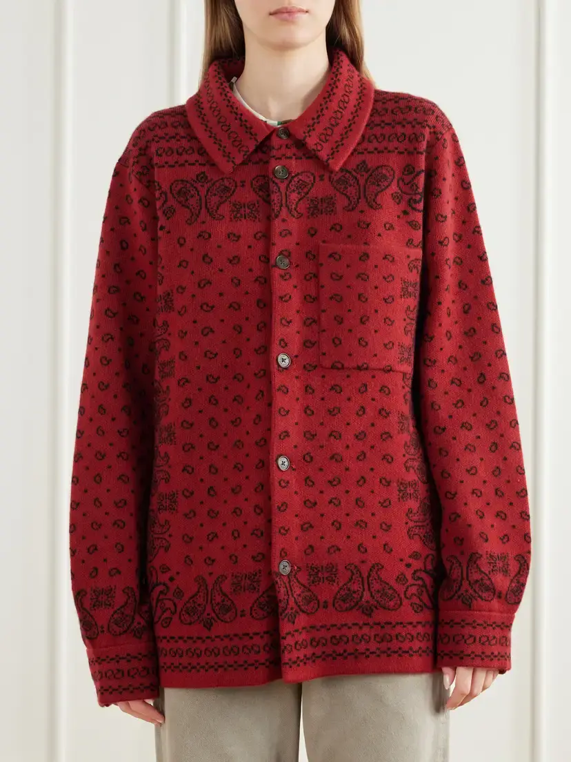 Guest In Residence Wild Rag Intarsia Cashmere Cardigan | Thumbnail 3