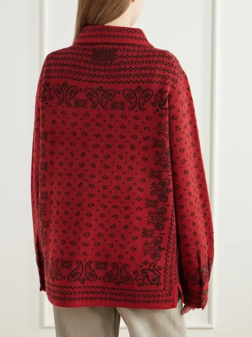 Guest In Residence Wild Rag Intarsia Cashmere Cardigan | Thumbnail 4