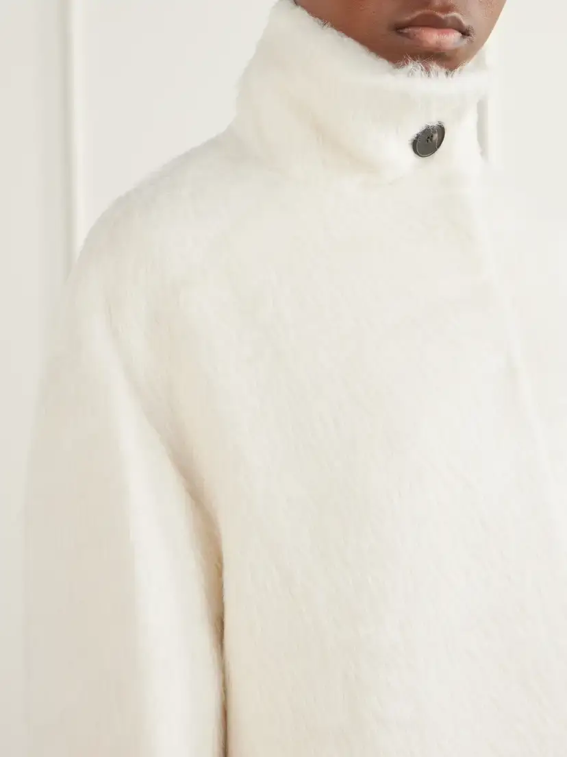 Joseph Melda Alpaca And Wool-blend Coat - Neutrals | Thumbnail 5 Joseph Melda Alpaca And Wool-blend Coat - Neutrals | Thumbnail 5