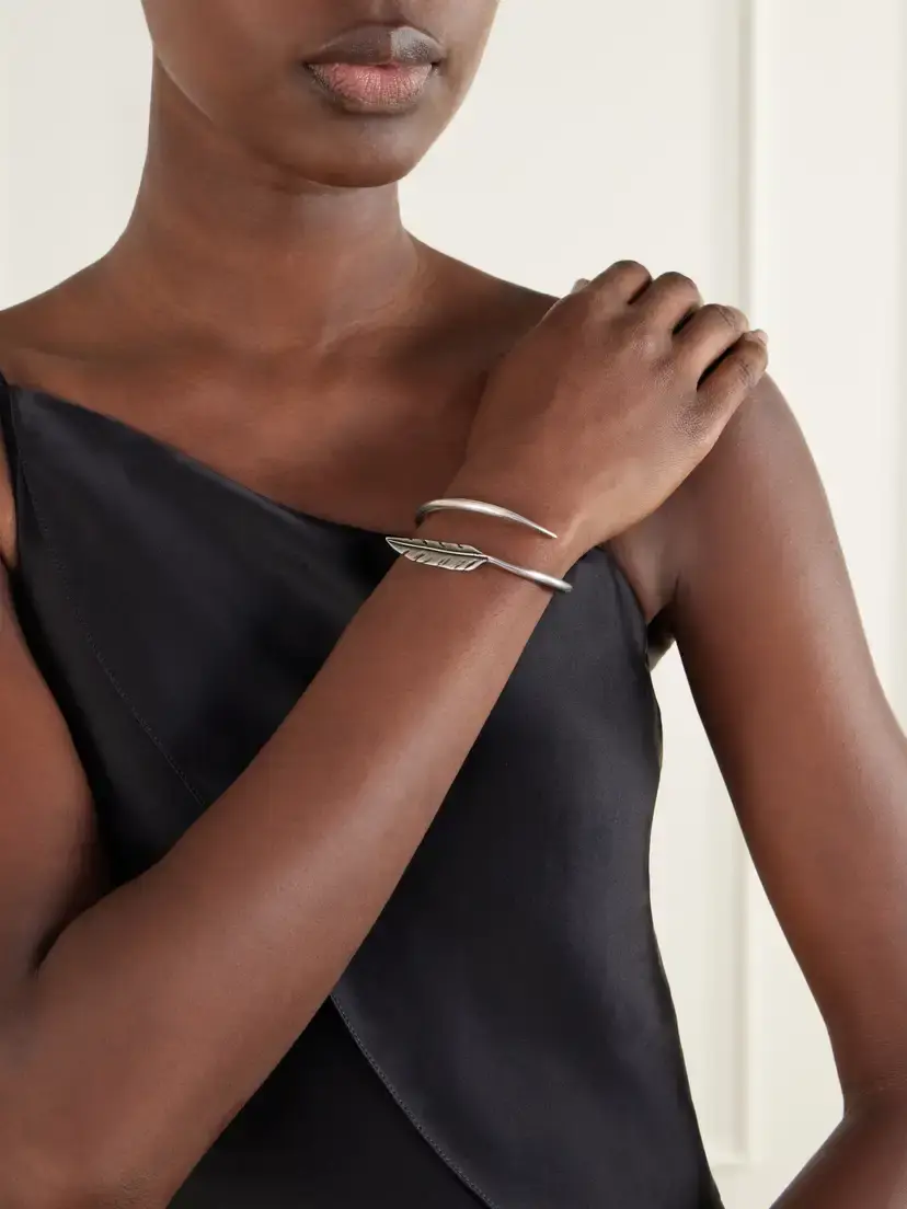 Ann Demeulemeester Dagvin Silver Cuff | Thumbnail 2 Ann Demeulemeester Dagvin Silver Cuff | Thumbnail 2