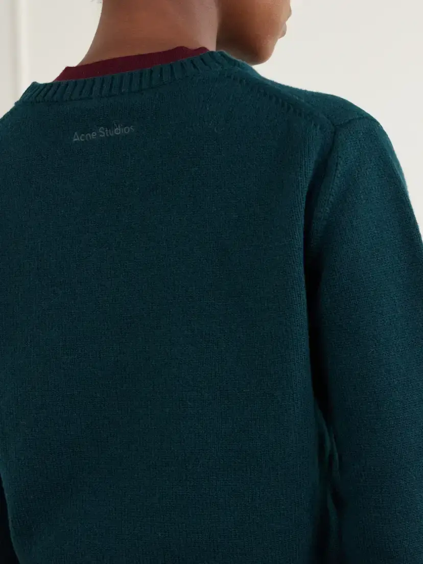 Acne Studios Layered Wool Sweater | Thumbnail 5 Acne Studios Layered Wool Sweater | Thumbnail 5