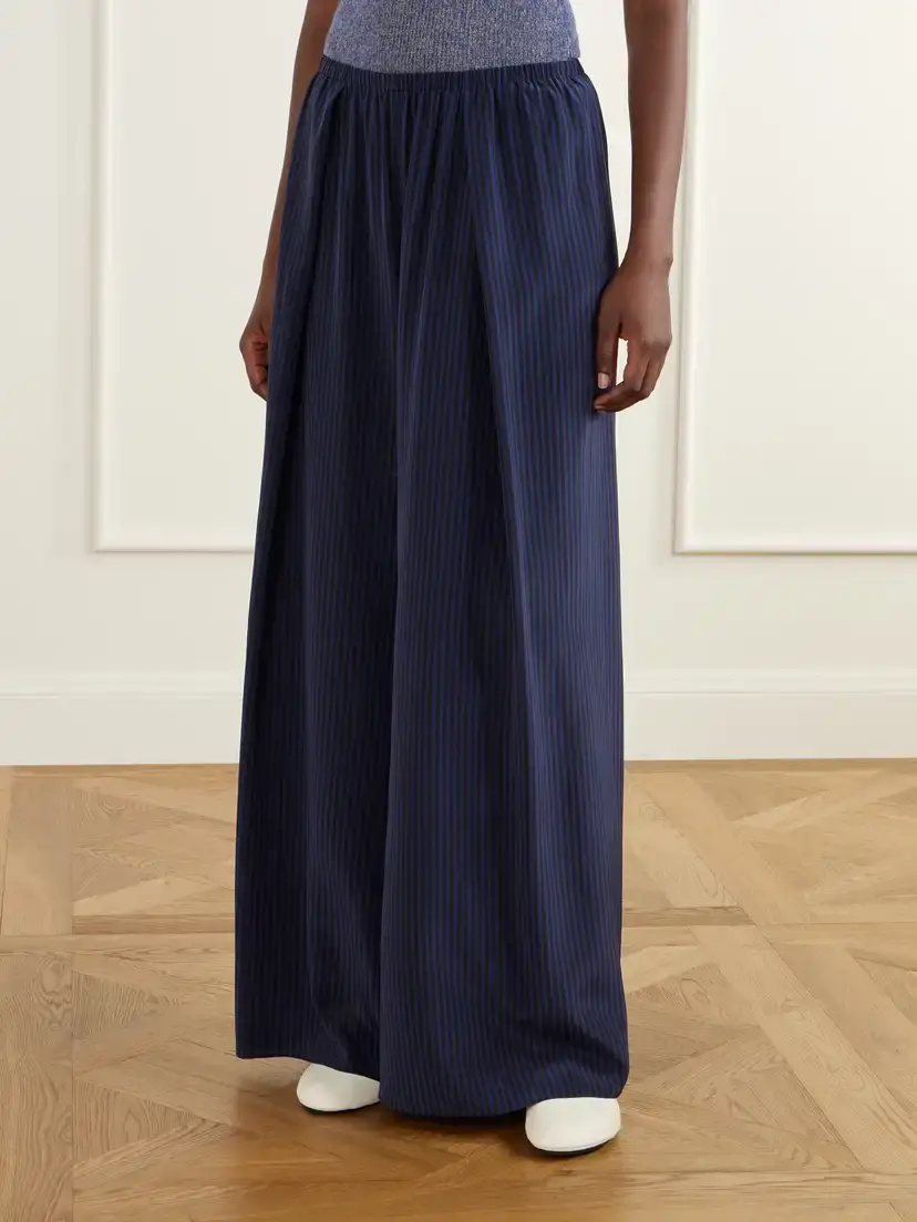 La Ligne Striped Silk-satin Wide-leg Pants | Thumbnail 3