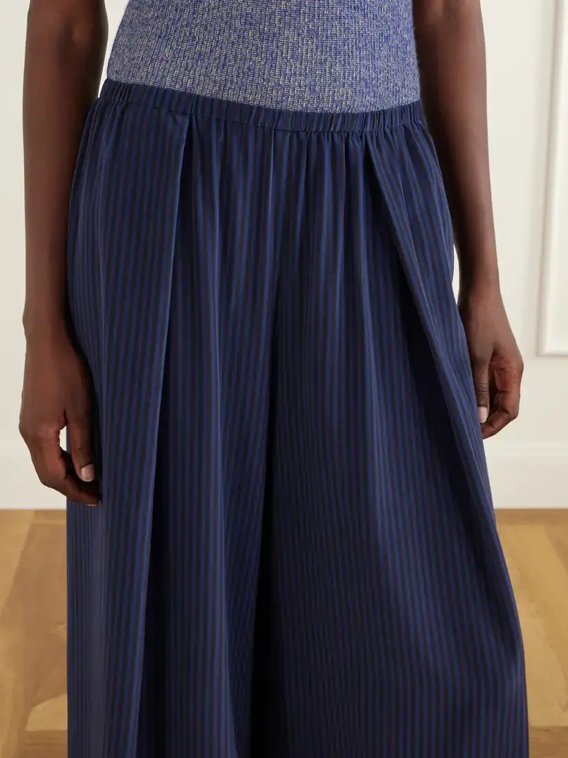 La Ligne Striped Silk-satin Wide-leg Pants | Thumbnail 5