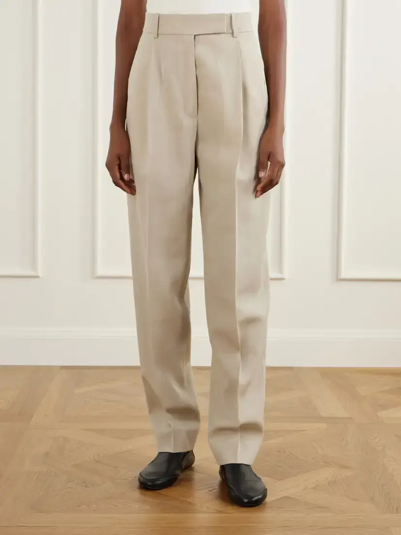 RÓHE Daria Wool-blend Tapered Pants | Thumbnail 3