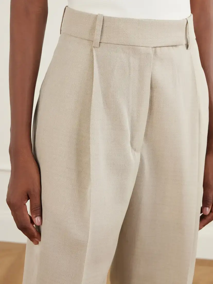 RÓHE Daria Wool-blend Tapered Pants | Thumbnail 5