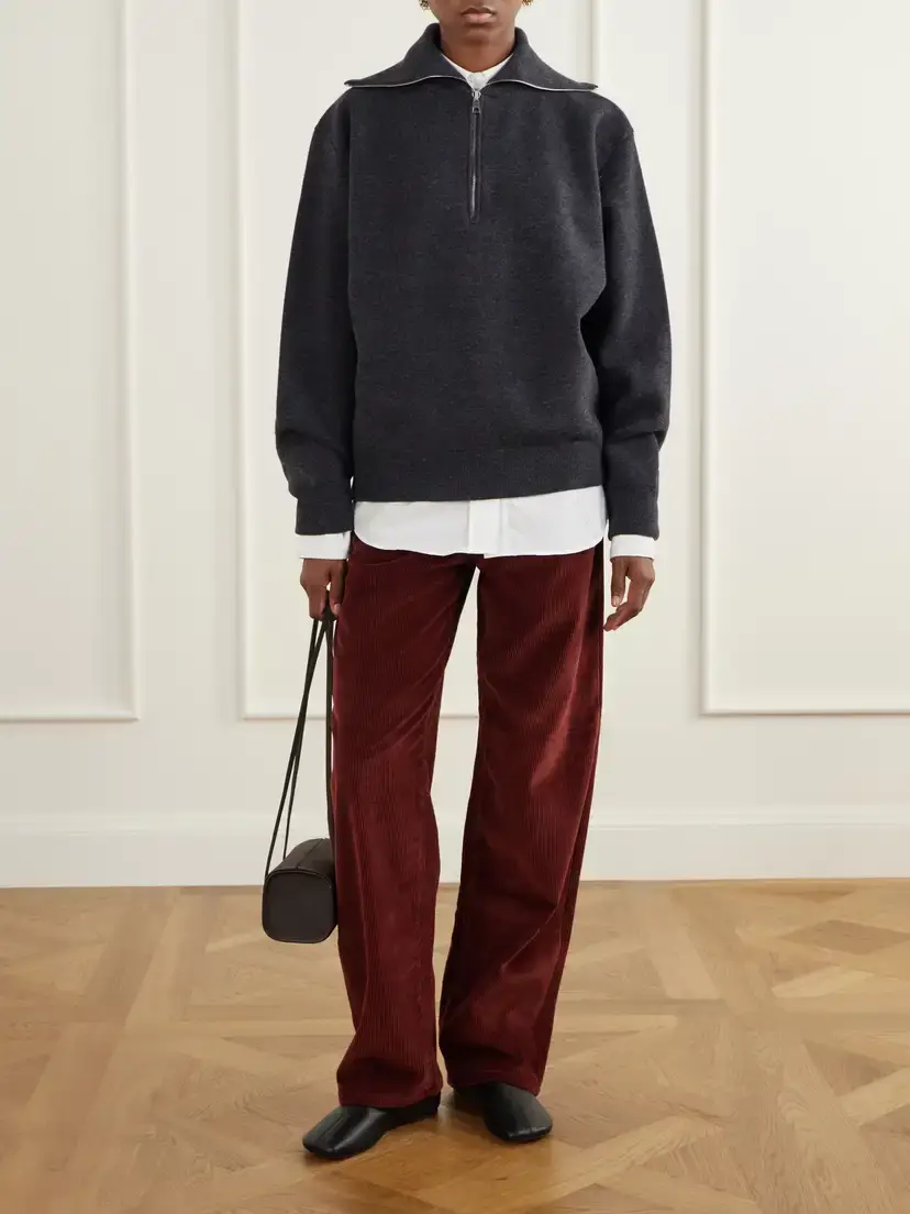 RÓHE Wool-blend Half-zip Sweater | Thumbnail 2 RÓHE Wool-blend Half-zip Sweater | Thumbnail 2