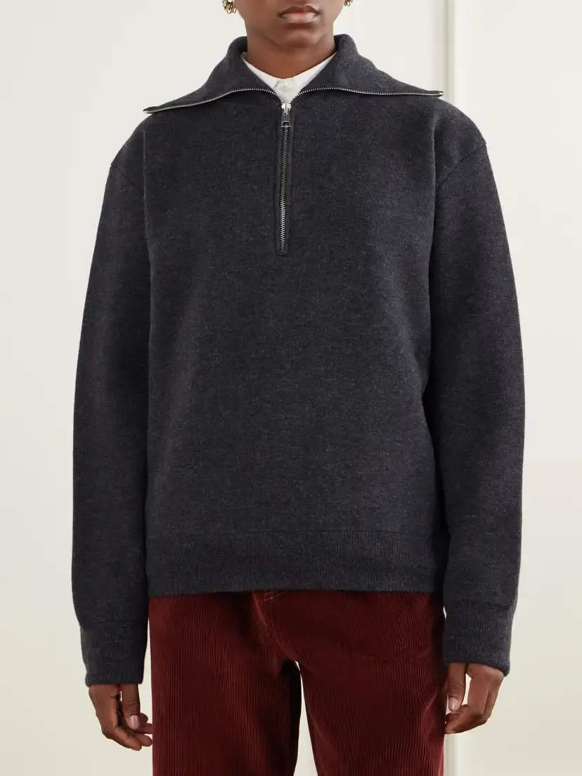 RÓHE Wool-blend Half-zip Sweater | Thumbnail 3 RÓHE Wool-blend Half-zip Sweater | Thumbnail 3