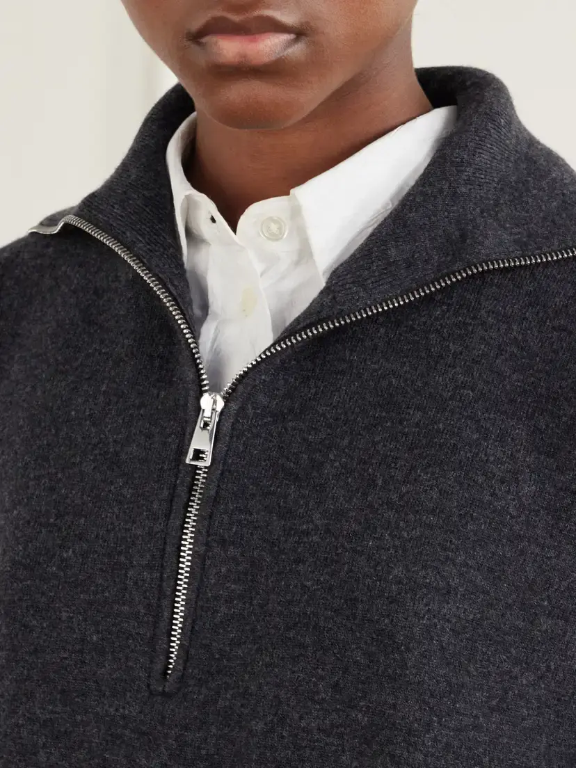 RÓHE Wool-blend Half-zip Sweater | Thumbnail 5 RÓHE Wool-blend Half-zip Sweater | Thumbnail 5