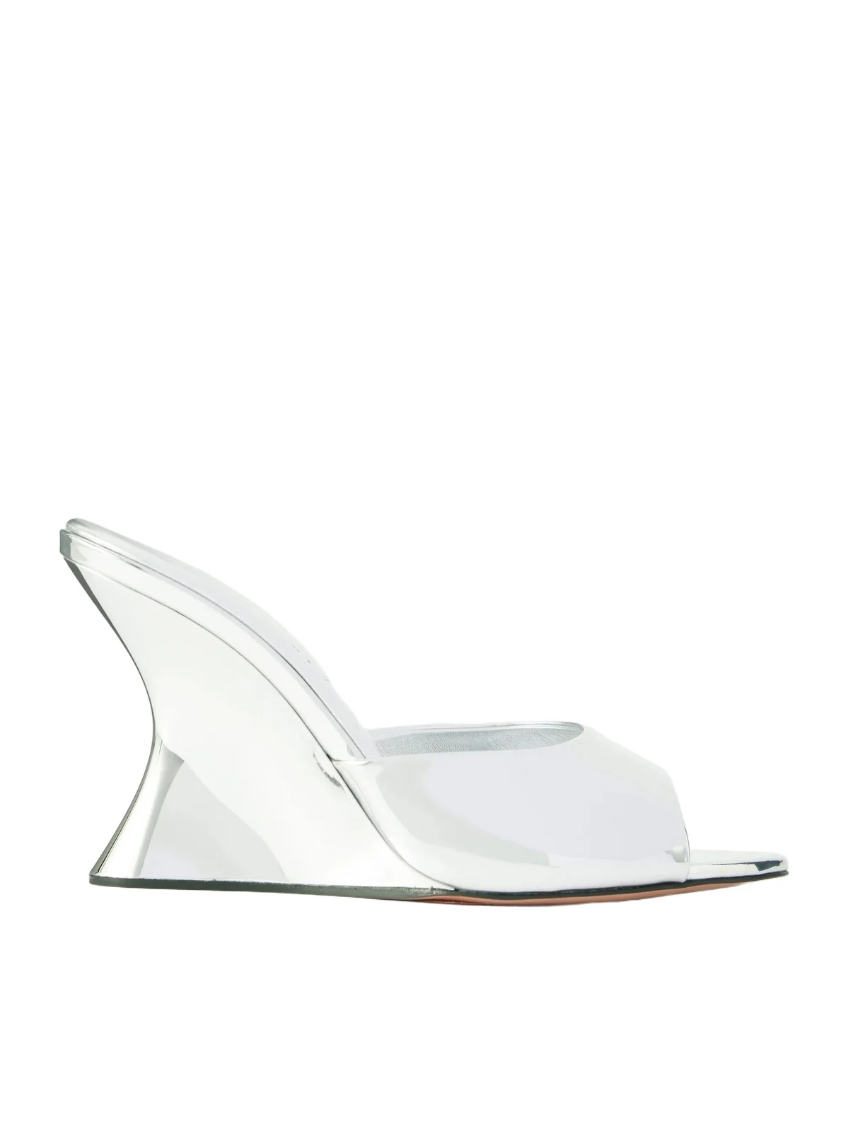 Bisous 95 Metallic Leather Wedge Sandals Bisous 95 Metallic Leather Wedge Sandals