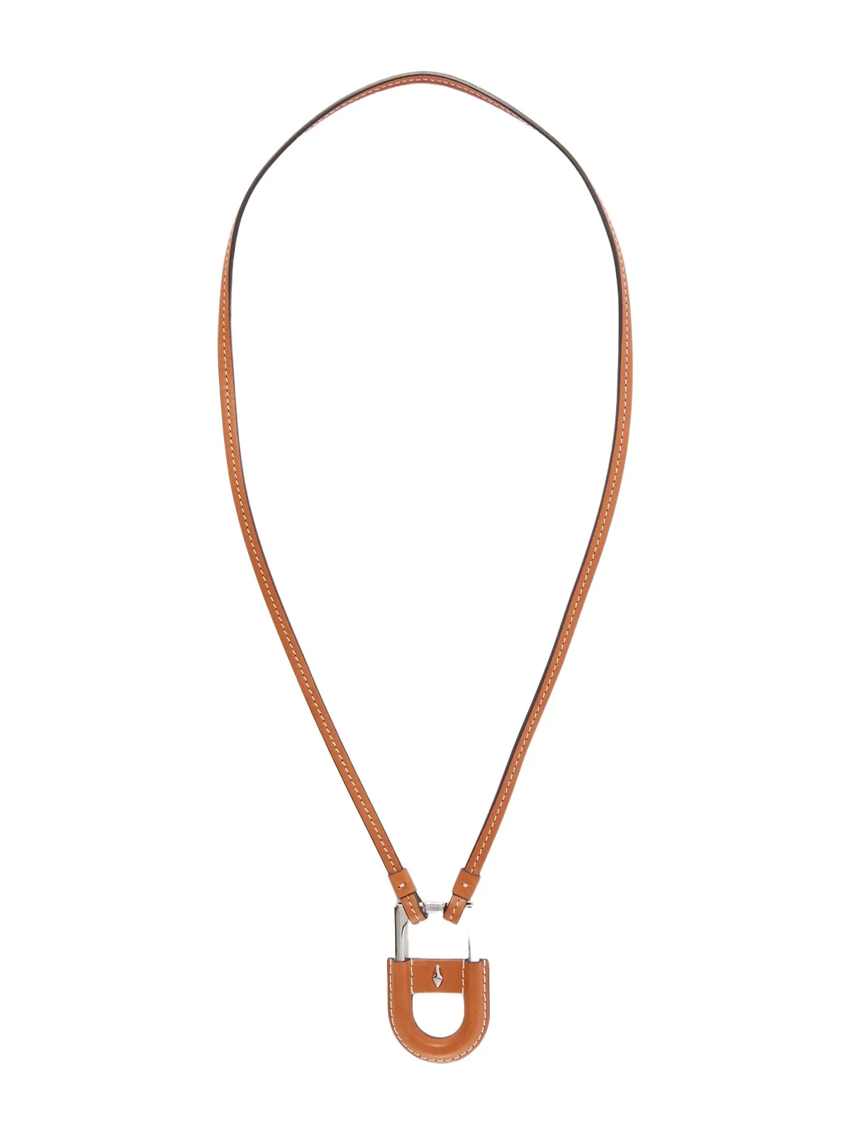 Jacques Marie Mage Bolin Embellished Leather And Metal Cord Necklace