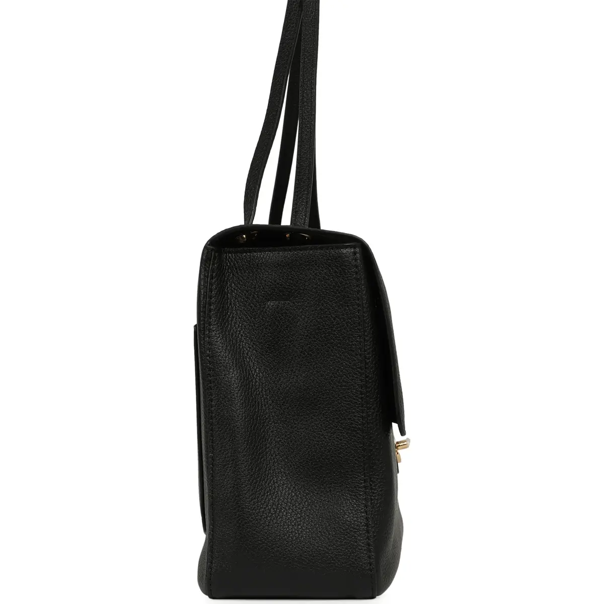 Chanel Chanel Maxi "Souplissimo" Large Flap Bag Black Grained Calfskin Gold Hardware | Thumbnail 3 Chanel Chanel Maxi "Souplissimo" Large Flap Bag Black Grained Calfskin Gold Hardware | Thumbnail 3