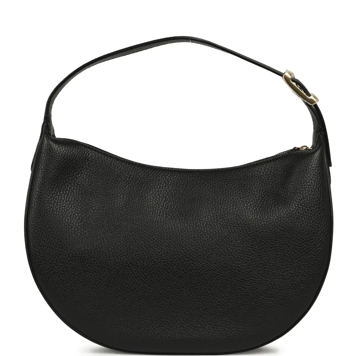 Chanel Chanel Round Top Handle Hobo Bag Black Grained Calfskin Gold Hardware | Thumbnail 4 Chanel Chanel Round Top Handle Hobo Bag Black Grained Calfskin Gold Hardware | Thumbnail 4