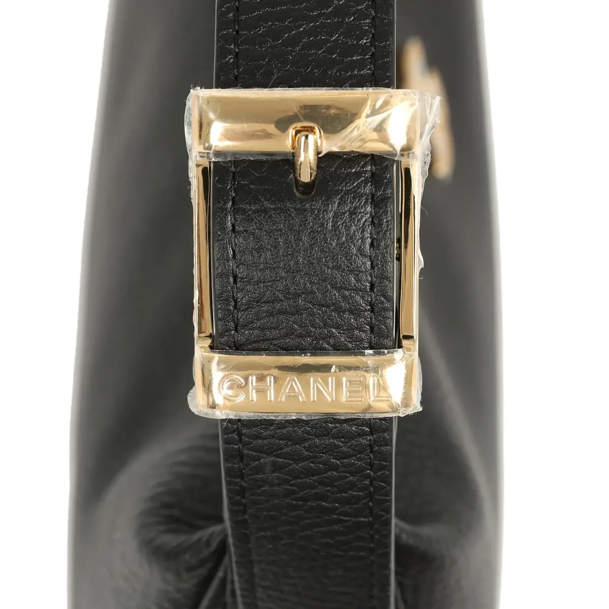 Chanel Chanel Round Top Handle Hobo Bag Black Grained Calfskin Gold Hardware | Thumbnail 7 Chanel Chanel Round Top Handle Hobo Bag Black Grained Calfskin Gold Hardware | Thumbnail 7