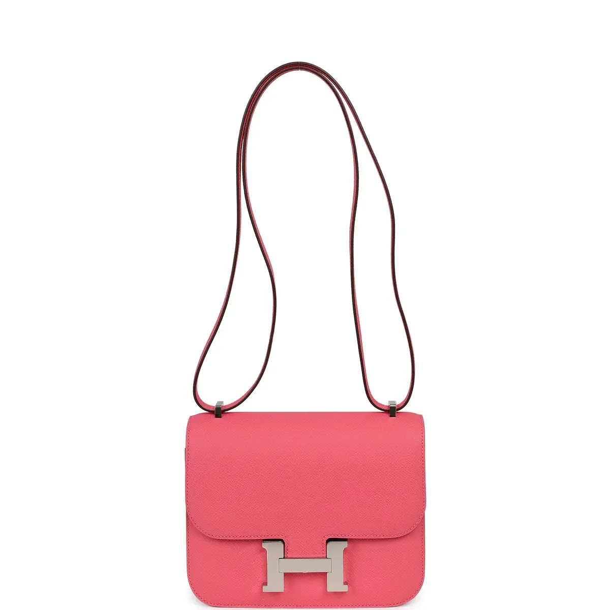 HERMÈS Hermes Constance 18 Rose Azalee Epsom Palladium Hardware | Thumbnail 7 HERMÈS Hermes Constance 18 Rose Azalee Epsom Palladium Hardware | Thumbnail 7