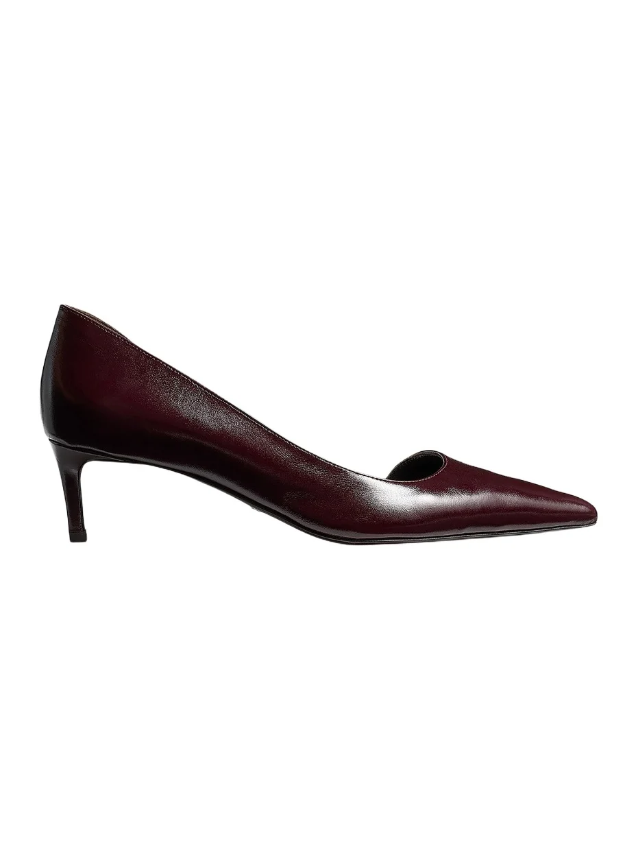 Khaite Jett 45MM Leather D'Orsay Pumps