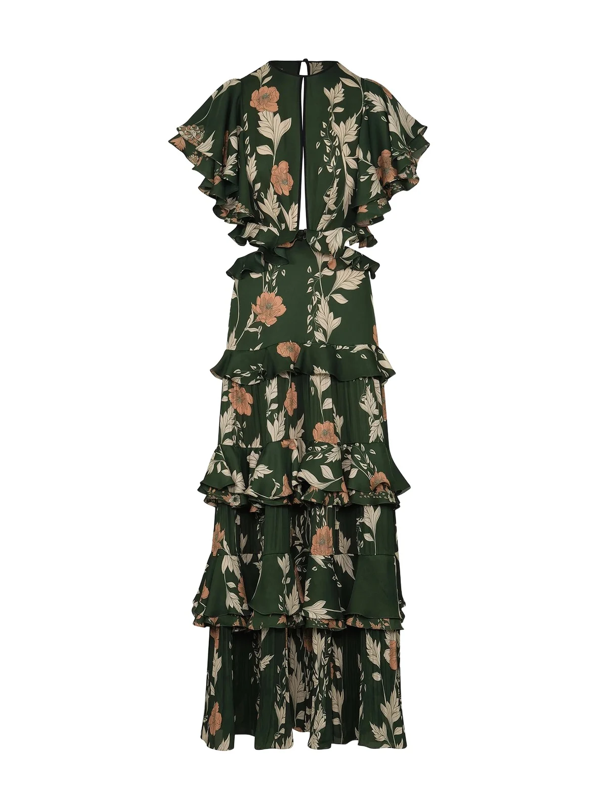 La Vie En Rose Silk Maxi Dress