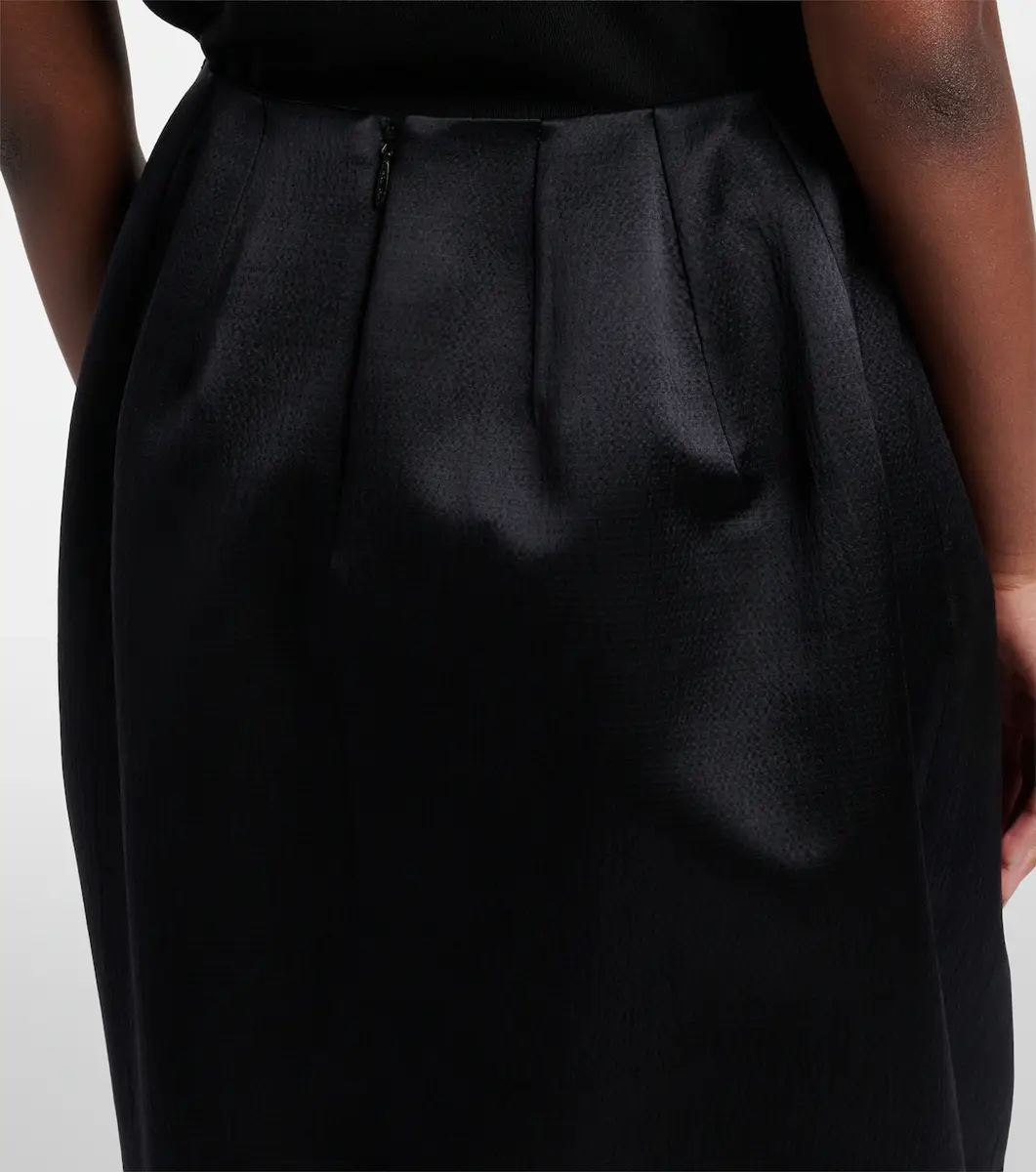 The Row Gamin wool and silk midi skirt | Thumbnail 5 The Row Gamin wool and silk midi skirt | Thumbnail 5