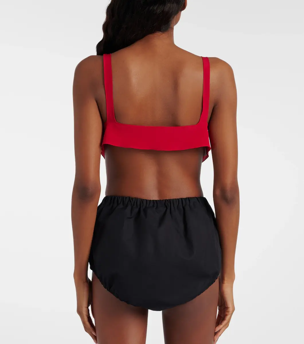 Prada Silk crêpe de chine bra top | Thumbnail 4 Prada Silk crêpe de chine bra top | Thumbnail 4