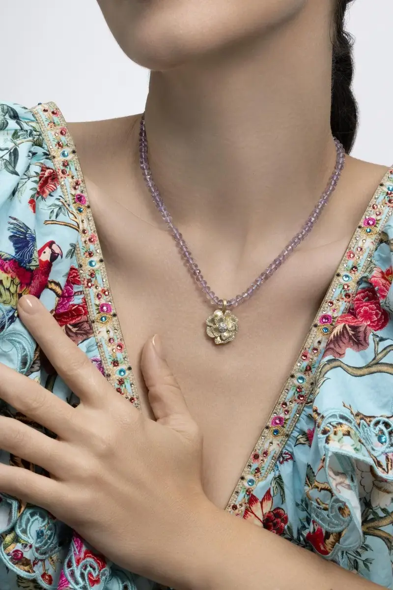 IRENE NEUWIRTH JEWELRY Amethyst Rose Of France Beaded Candy Necklace | Thumbnail 4 IRENE NEUWIRTH JEWELRY Amethyst Rose Of France Beaded Candy Necklace | Thumbnail 4