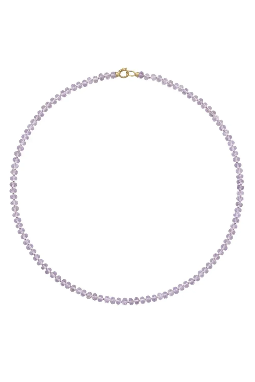 IRENE NEUWIRTH JEWELRY Amethyst Rose Of France Beaded Candy Necklace