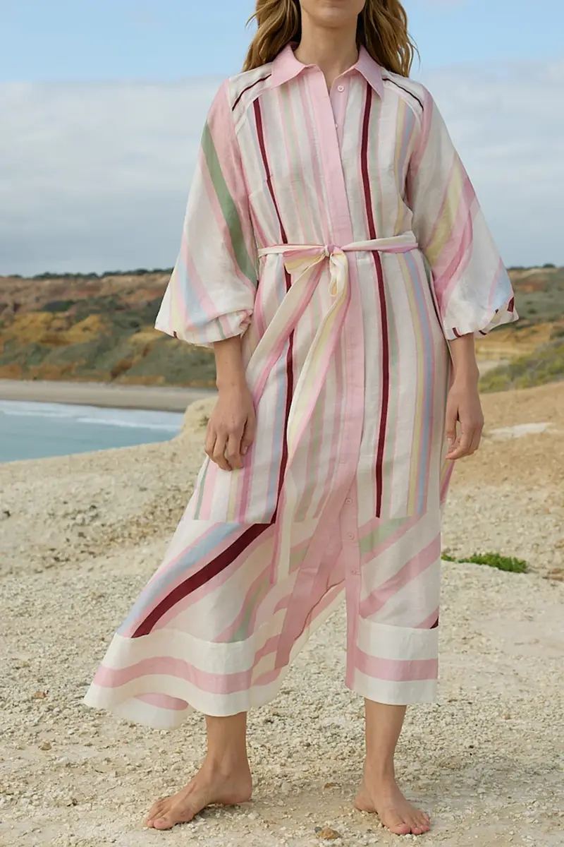ASTON STUDIO Saskia Midi Wrap Dress | Thumbnail 2